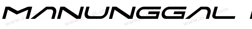 Manunggal Italic字体转换